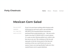 Tablet Screenshot of fortychestnuts.com